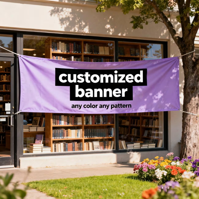 Commercial Printing Logo - Custom Banner Flags Suitable For Auto