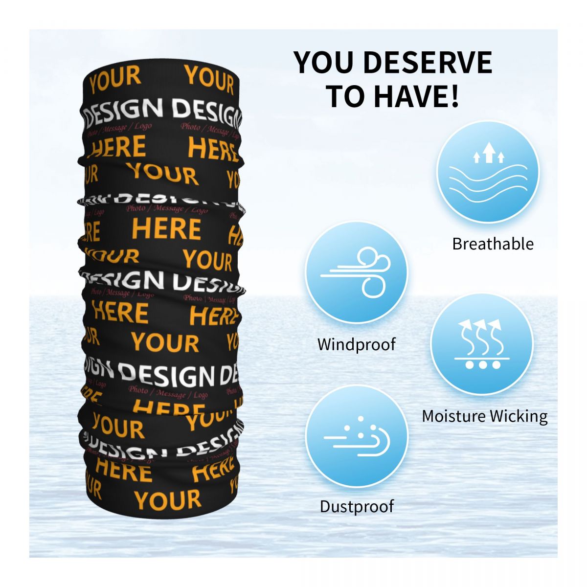 Custom Your Design Here Bandan - Company Profile Printing review and price