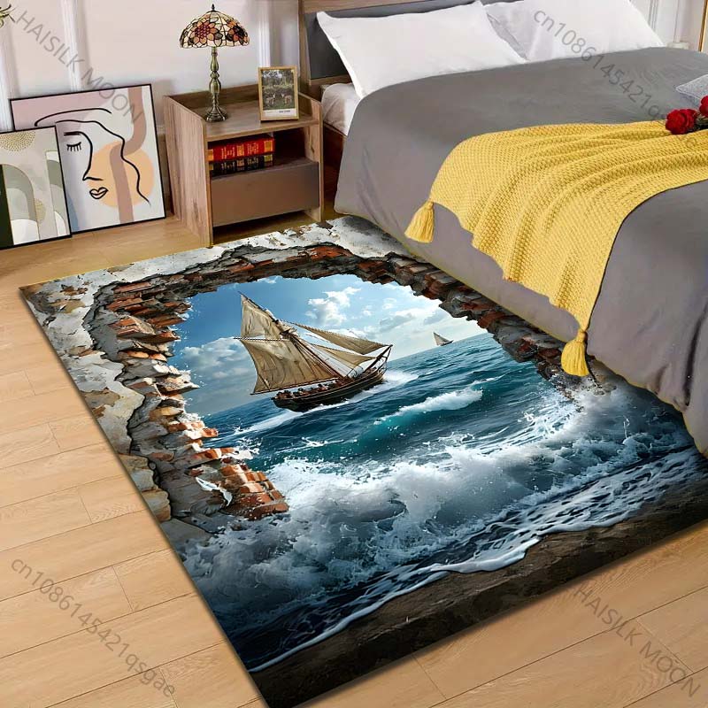 1PC Sailing ship through broke - Commercial Wall Printing Machine review and price