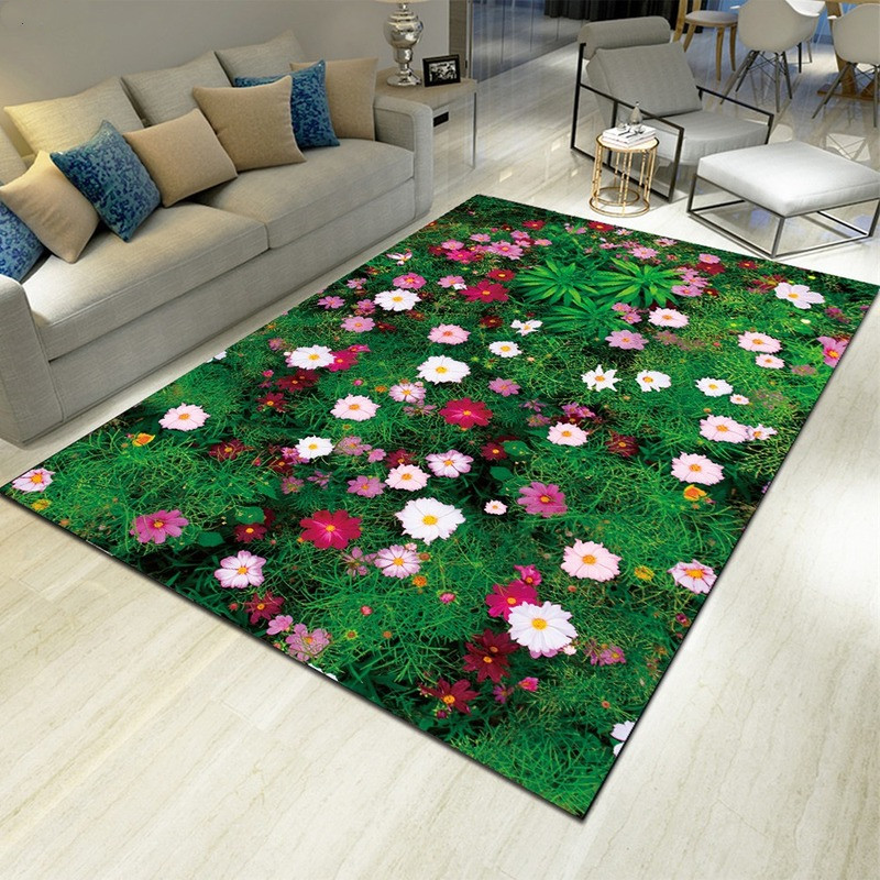 Landscape Floral Print Carpet  - Commercial Printing Usa review and price