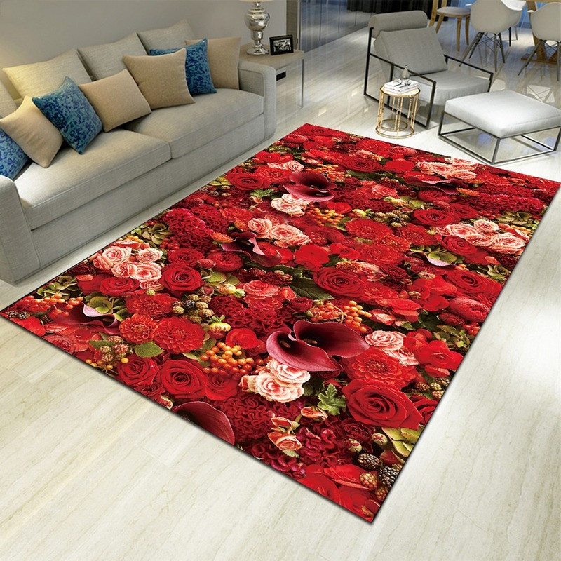 Landscape Floral Print Carpet  - Commercial Printing Usa review and price