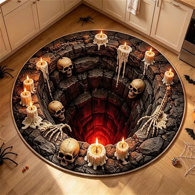 3D Illusion Skull Candle Pit R - Commercial Wall Printing Machine review and price