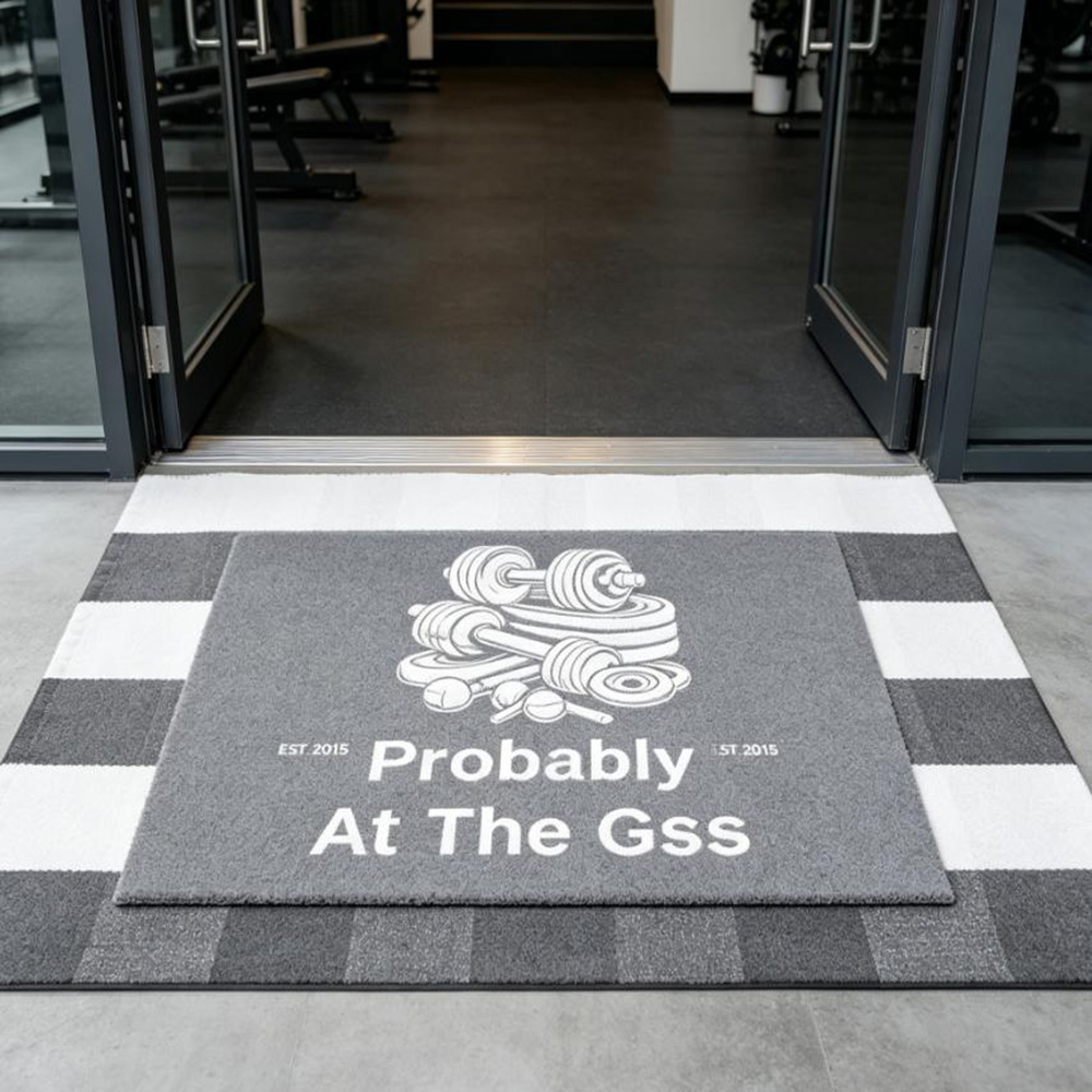 Rug gym custom logo print wate - Commercial Printing Logo review and price
