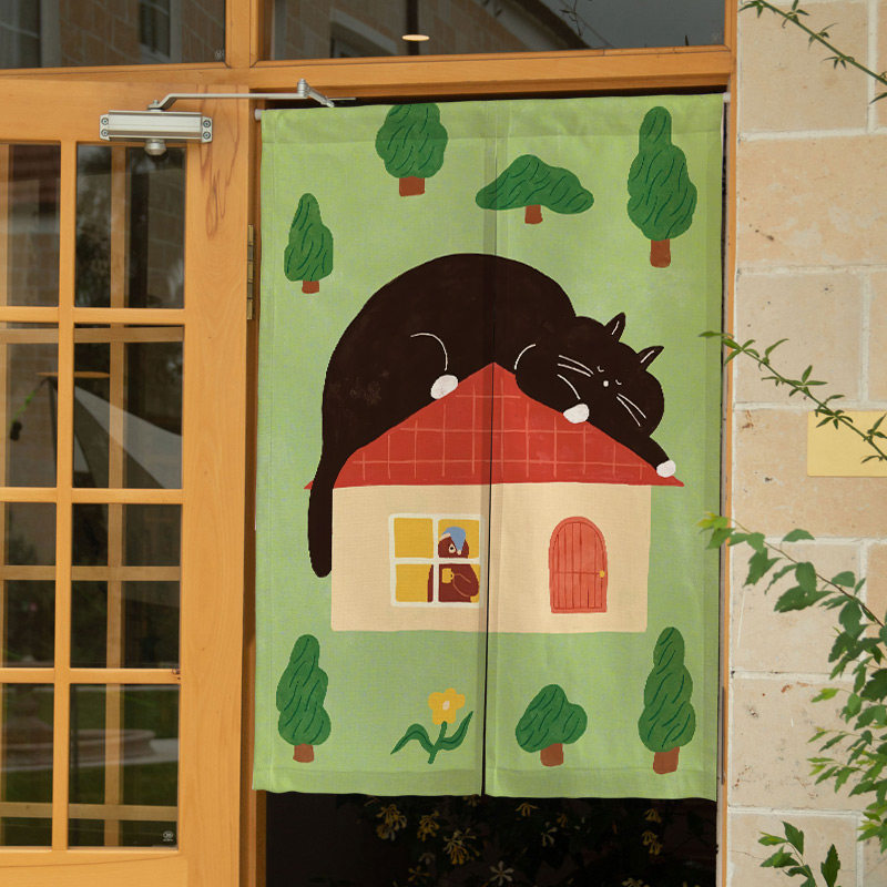 VIKAMA Cute Money Black Noren  - Commercial Printing Rates review and price