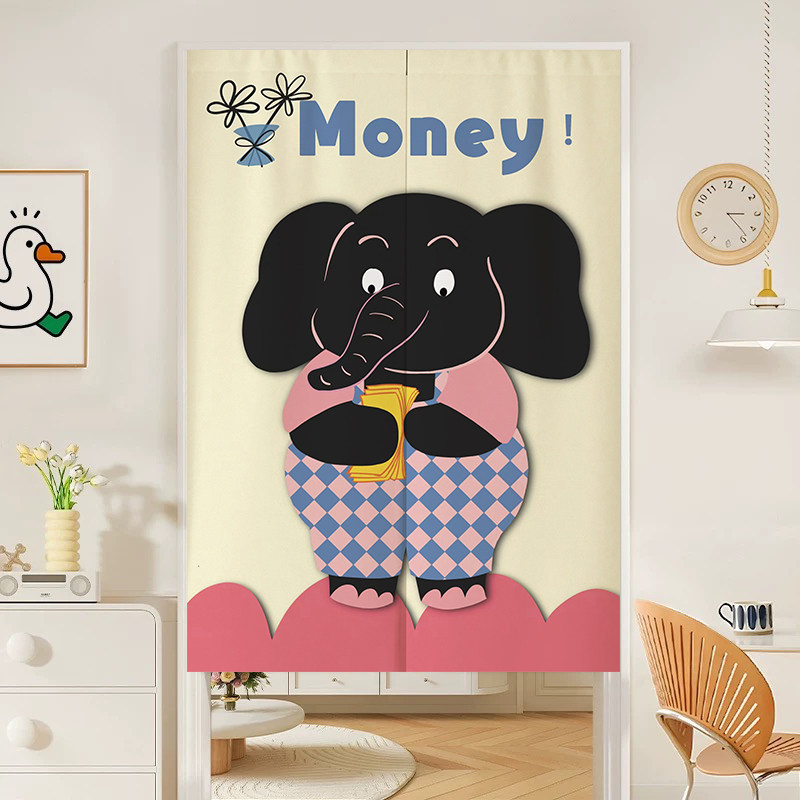 VIKAMA Cute Money Black Noren  - Commercial Printing Rates review and price